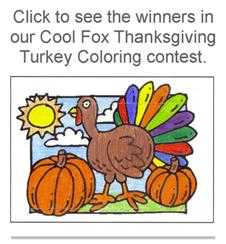 Turkey Coloring Contest